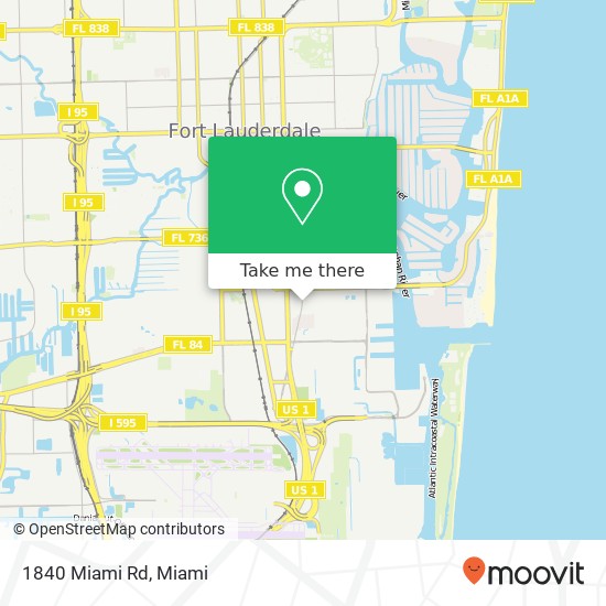 Mapa de 1840 Miami Rd