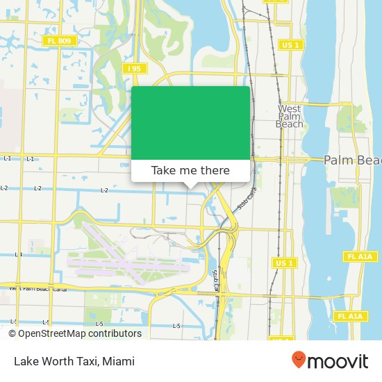 Mapa de Lake Worth Taxi