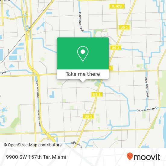 9900 SW 157th Ter map