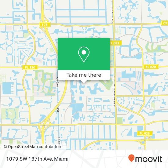 1079 SW 137th Ave map