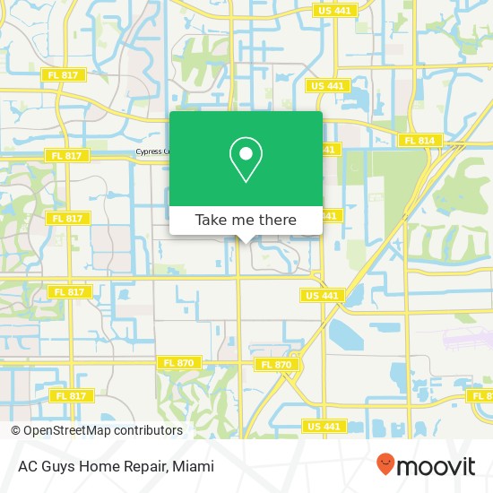 AC Guys Home Repair map