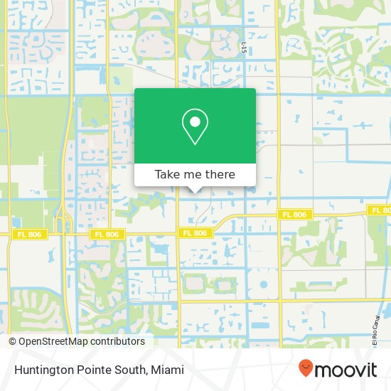 Mapa de Huntington Pointe South