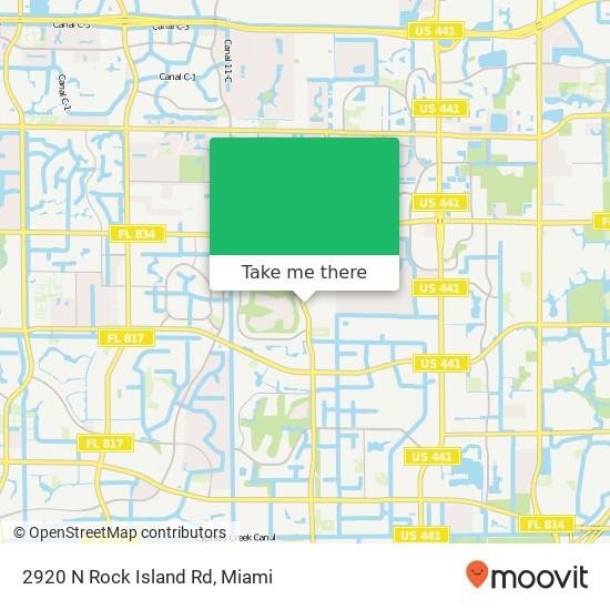 2920 N Rock Island Rd map