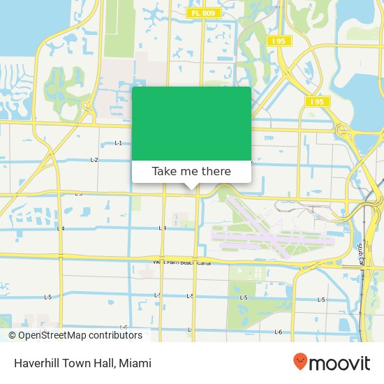 Mapa de Haverhill Town Hall