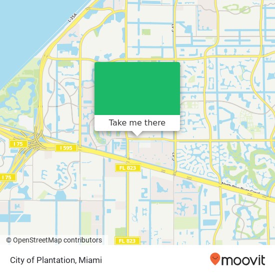 Mapa de City of Plantation