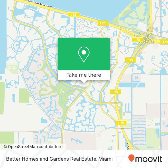 Better Homes and Gardens Real Estate map