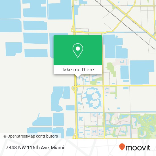 7848 NW 116th Ave map