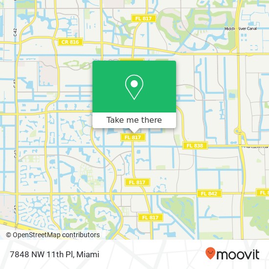 7848 NW 11th Pl map