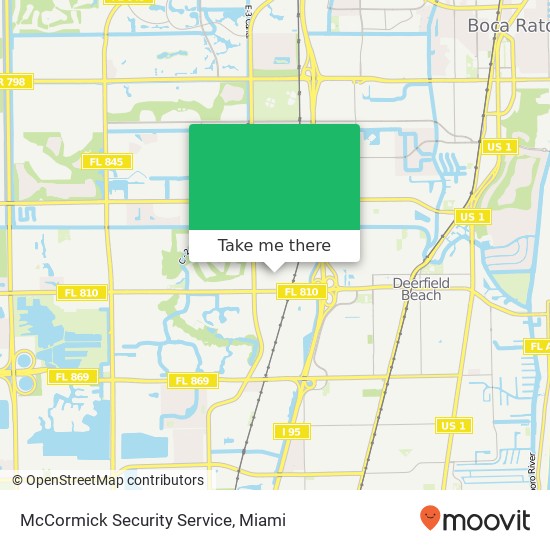 Mapa de McCormick Security Service