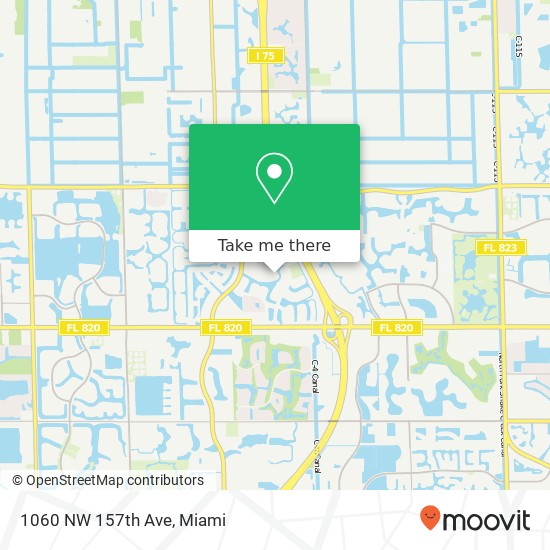 Mapa de 1060 NW 157th Ave