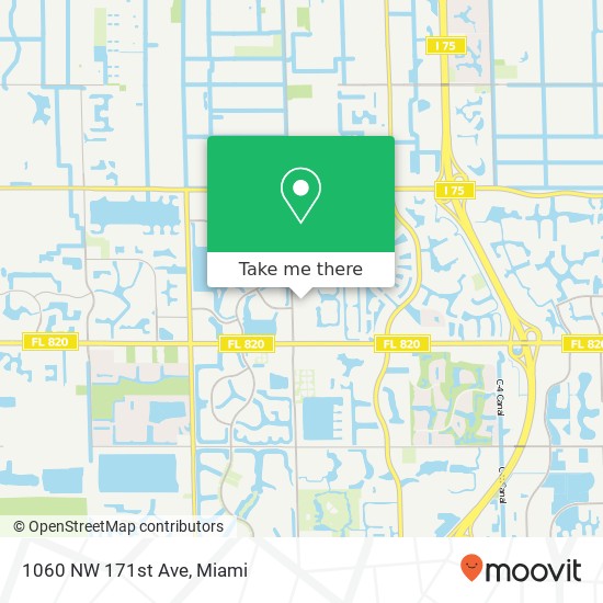 1060 NW 171st Ave map