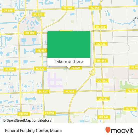 Funeral Funding Center map