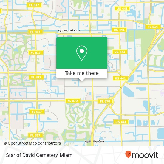 Star of David Cemetery map
