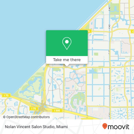 Nolan Vincent Salon Studio map