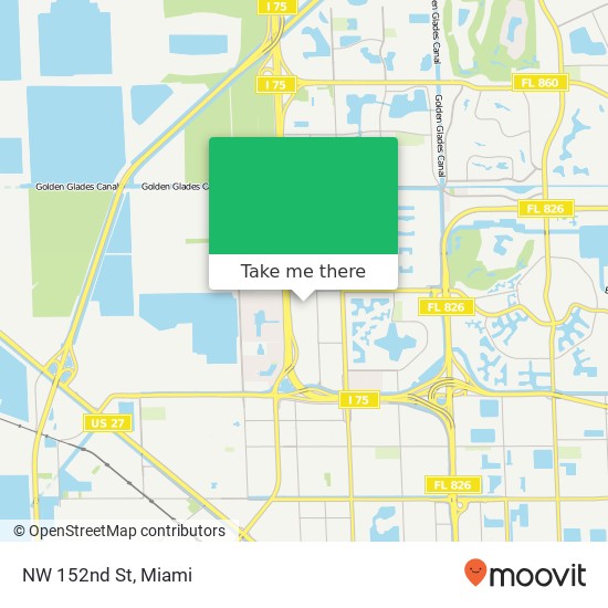 NW 152nd St map