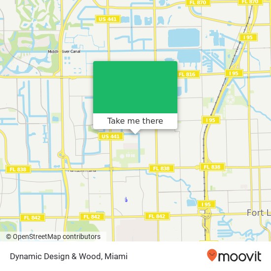 Mapa de Dynamic Design & Wood