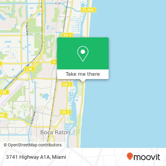 3741 Highway A1A map