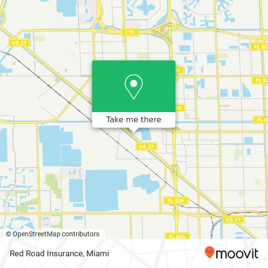 Red Road Insurance map