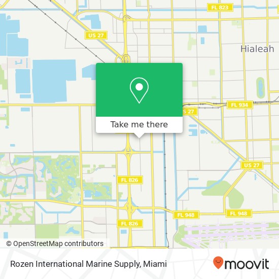 Mapa de Rozen International Marine Supply