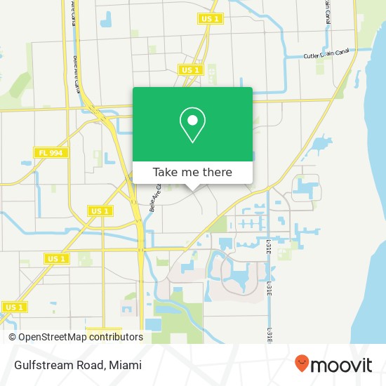 Mapa de Gulfstream Road