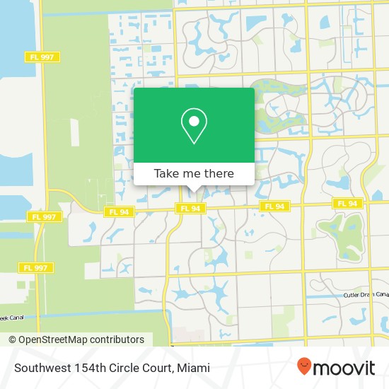 Mapa de Southwest 154th Circle Court