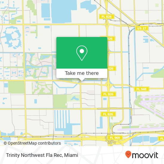 Mapa de Trinity Northwest Fla Rec