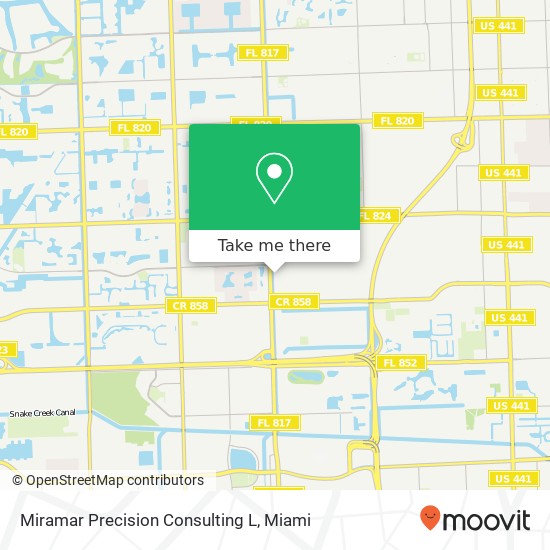 Miramar Precision Consulting L map