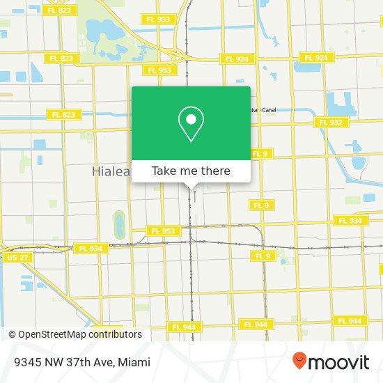 9345 NW 37th Ave map