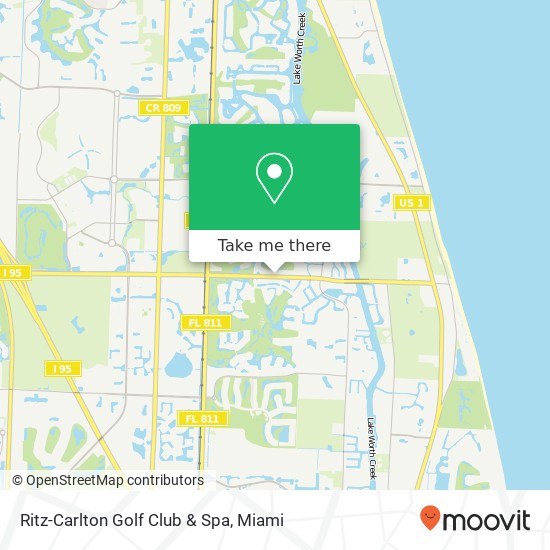 Mapa de Ritz-Carlton Golf Club & Spa
