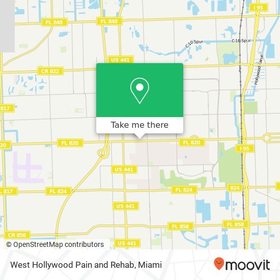 Mapa de West Hollywood Pain and Rehab