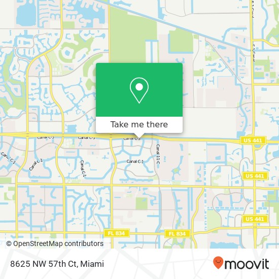 8625 NW 57th Ct map