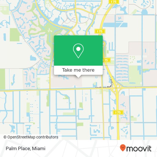 Palm Place map