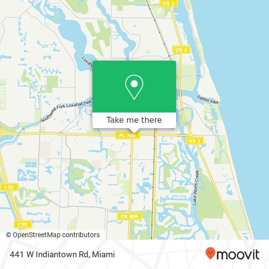 441 W Indiantown Rd map