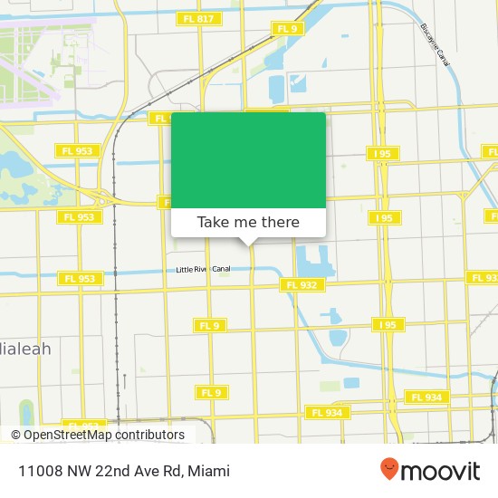 11008 NW 22nd Ave Rd map