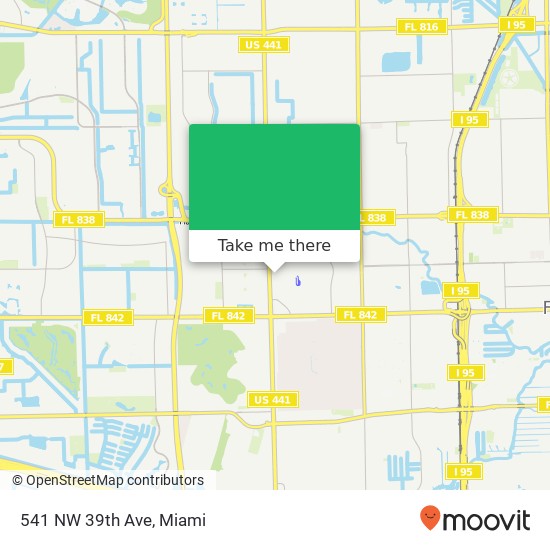 541 NW 39th Ave map