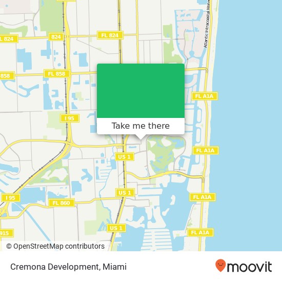 Cremona Development map