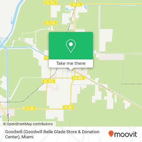 Goodwill (Goodwill Belle Glade Store & Donation Center) map