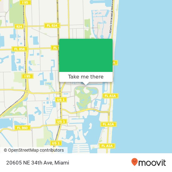 20605 NE 34th Ave map