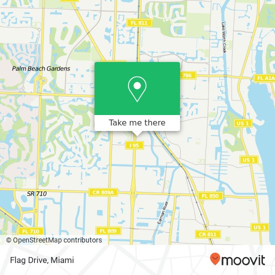 Flag Drive map
