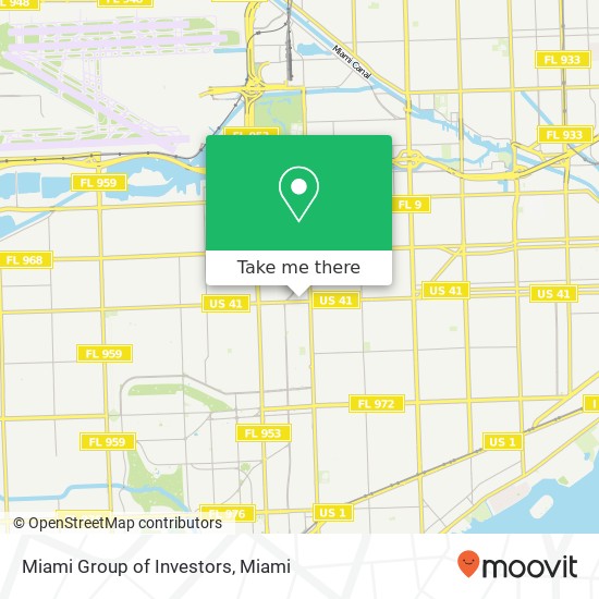 Mapa de Miami Group of Investors