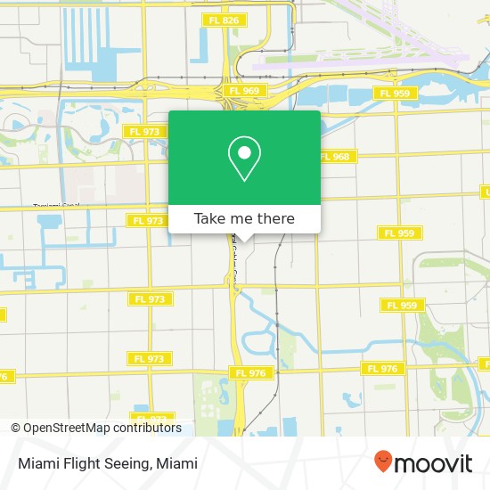 Mapa de Miami Flight Seeing