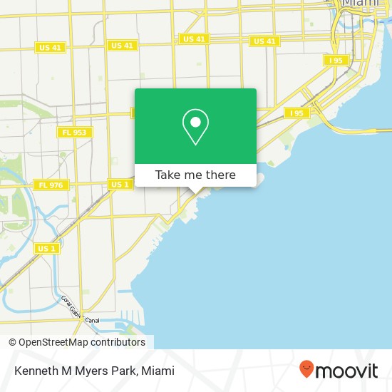 Mapa de Kenneth M Myers Park