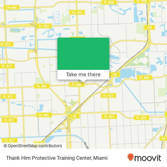 Mapa de Thank Him Protective Training Center