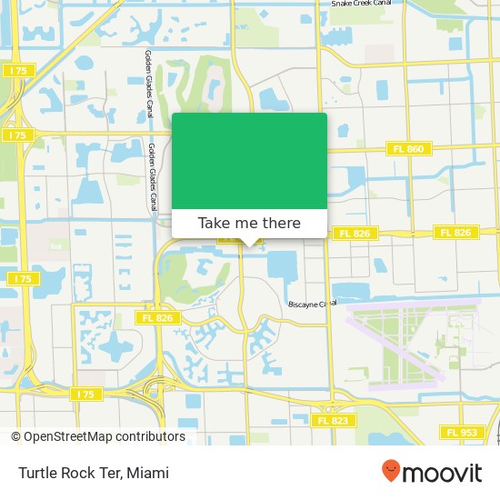 Mapa de Turtle Rock Ter