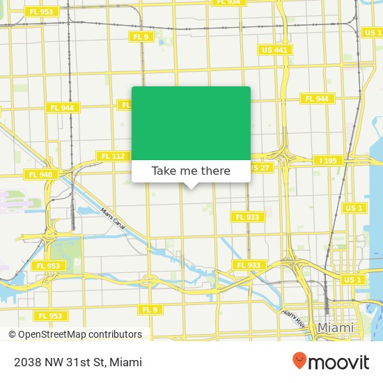 2038 NW 31st St map