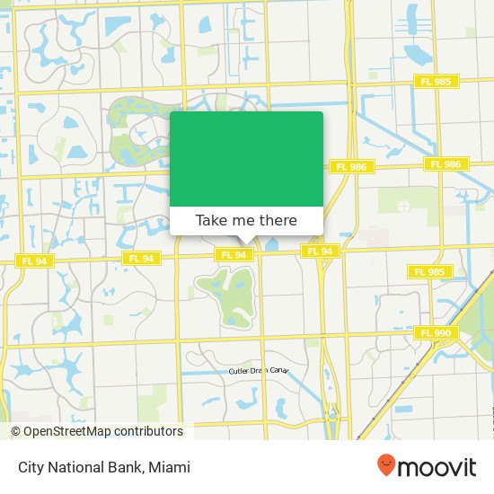 Mapa de City National Bank