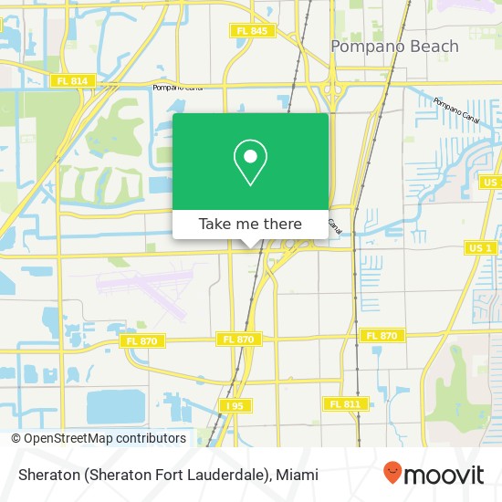 Sheraton (Sheraton Fort Lauderdale) map