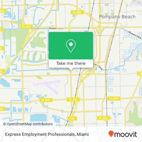 Express Employment Professionals map