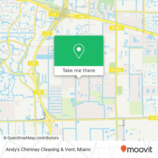 Andy's Chimney Cleaning & Vent map