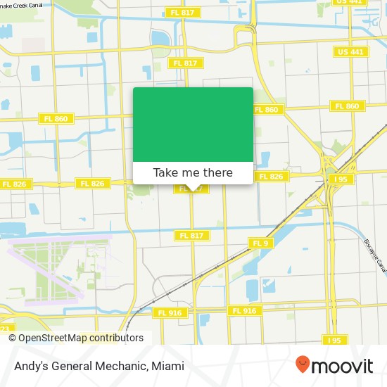 Mapa de Andy's General Mechanic